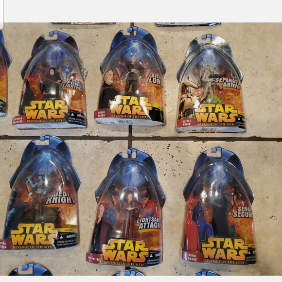 Star Wars Hasbro Revenge of the Sith ROTS 2005 Lot of 33 Set - Picture 4 of 9
